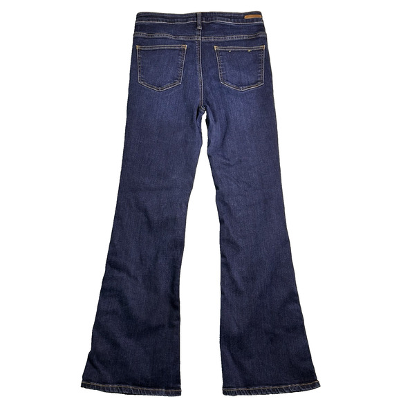 Pilcro Jeans Womens 29 High Rise Bootcut Jeans Button Hem Elevated Basic Boho - Picture 2 of 8